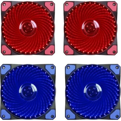 120mm PC Case Cooling Fan,Gaming 120 mm Super Silent Computer LED Cooler High Airflow Fans for Desktops(2 Pack)