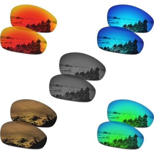 SmartVLT 5 Pairs Polarized Sunglasses Replacement Lenses for Oakley Gascan - 5 Colors
