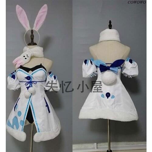 Anime! VTuber Hololive Usada Pekora SJ Lovely Dress Uniform Cosplay Costume Halloween Party Suit Women Custom Made 2021 NEW