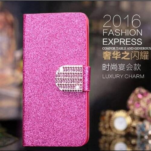 Pu Leather Glitter Stand Case For Samsung Galaxy J7 J700 J700H J700F Mobile Cell Phone Bling Bling Cases Shell Sleeve Protective