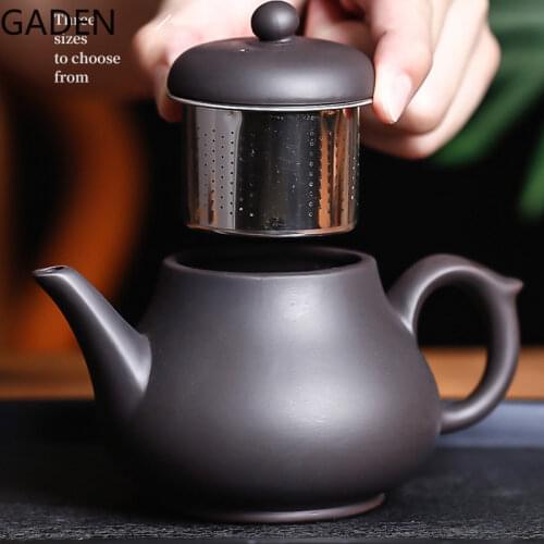 Household Purple Clay Pot with Brewer 350ml Teapot Coffee Pot Ceramic Teapot Kettle Tea Table Decoration Portable Tea Set Set