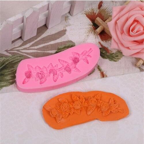 Kitchen Baking Cake Mold Creative Rose DIY Silicone Mold Cake Decoration Baking Pastry Tools Cake Molds