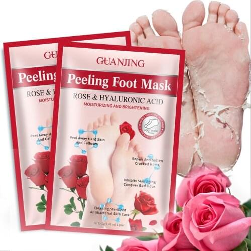 Foot Mask Peeling for Legs Feet Mask Scrub Exfoliating Socks for Pedicure Anti Crack Heel Remove Skin Foot Patch Foot film