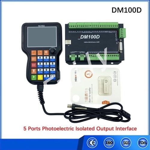 NCH02，CNC Motion Controller NCH02 3/4/5Axis Handle Controller CNC Machining Engraving Machine Drilling And Milling Machine