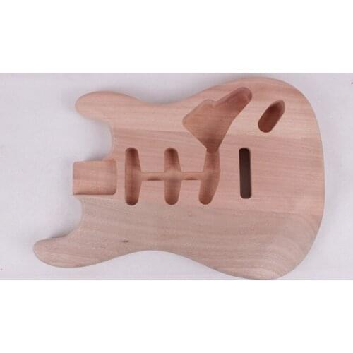 One set high quality Unfinished electric guitar neck and body