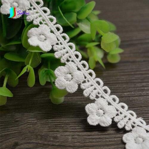 Wholesale Beige White Cotton Lace for DIY Curtain Decoration Material Lace Accessory S0638H 2CM/20MM width