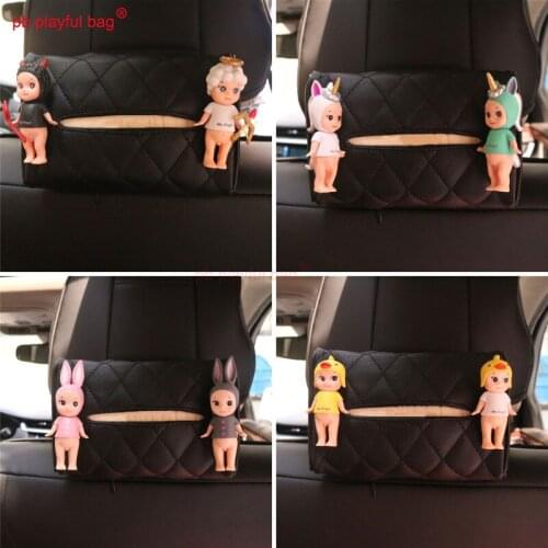 PB Playful bag Car interior seat multifunctional hanging tissue box with creative cute dolls to give friends gifts HG126