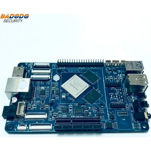 ROCKPro64 PINE64 64-bit Quad-Core+4GB LPDDR4 + eMMC slot +android 7.1 Linux Debian Operating System development board demo board