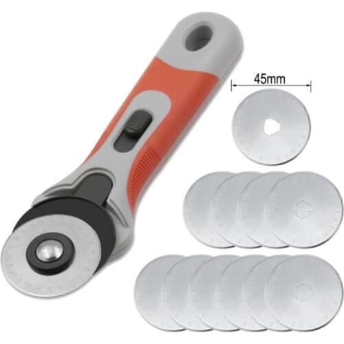 Hand Tools 45mm Rotary Cutter Blades Fit Rotary Cutter Fabric Paper Circular Cutting Patchwork Craft Leather Round Hob Tool