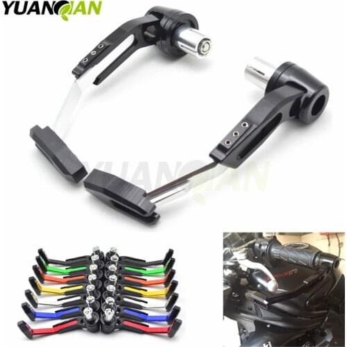 CNC 22mm 7/8" Motorbike proguard system brake clutch levers protect for Honda CBR 600 F2 F3 yamaha Tmax 500 Tmax 530 RC 125