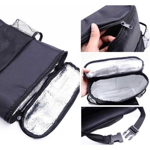 Multifunction Car Seat Organizer Mum Bag Oxford Waterproof Baby Feeding Bottle Cover Thermal Bag Tissue Box Storage Hanging Bags