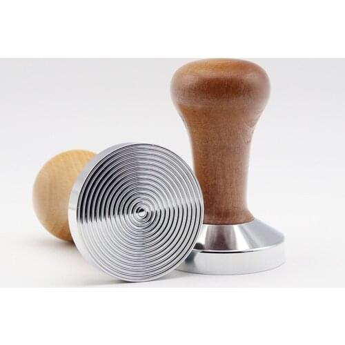 51mm/58mm Coffee Tamper Wooden Handle Barista Quality Handmade Grinder Espresso Food Grade Coffee Tamper