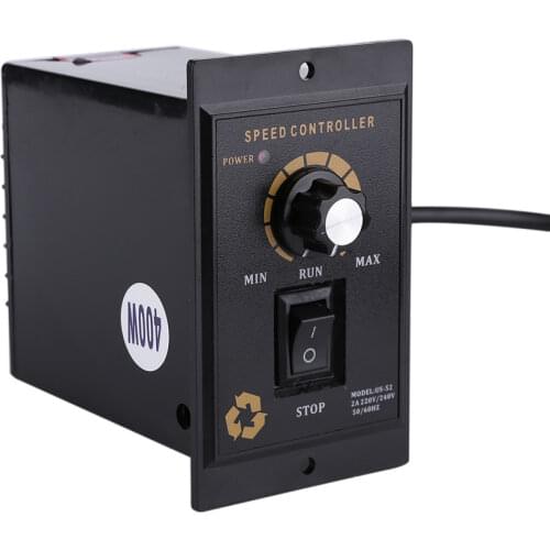 400W 220V AC Motor Speed Controller Pinpoint Regulator Controller Forward Backward 50/60hz Motor Engine Speed Controller