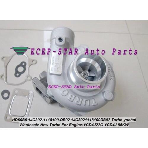 HD60B6 1JG302-1118100-DB02 1JG302 1118100 DB02 1JG3021118100DB02 Turbo For yuchai YCD4J22G YCD4J 85kw Turbine Turbocharger