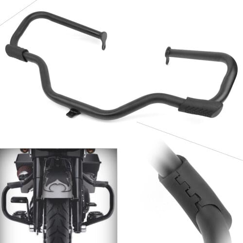 Motorcycle Engine Guard Crash Bar For Harley Touring 2009-2017 Road King CVO Street Glide Black Motorcycle Accessories