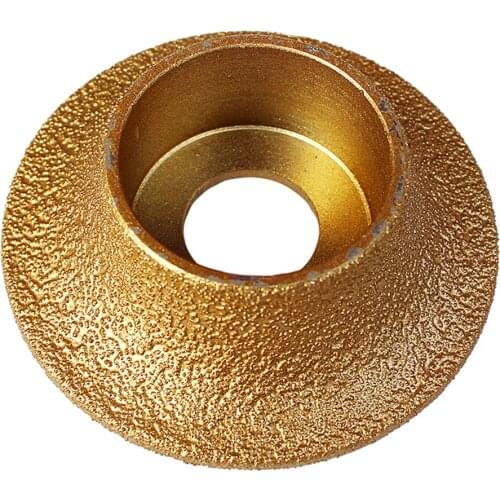 1 Pcs Grinding Wheel Gold Brazed Diamond Polishing Disc Marble Quartz Ceramics Grinding Pad For Angle Grinder Accessories