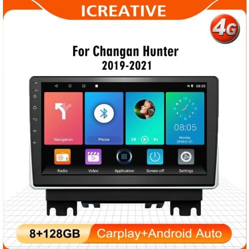 2 DIN 10 INCH Android Car Multimedia Player for CHANGAN Hunter 2019-2021 Autoradio GPS Navigation BT WIFI FM Head Unit