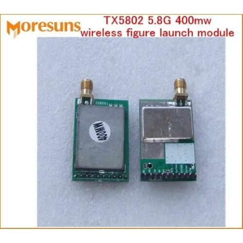 Free Ship TX5802 5.8G 400mw wireless figure launch module channel wireless audio and video transmission FPV aerial module