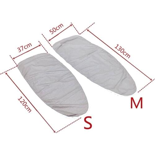 Home Universal Silver Coated Padded Ironing Board Cover & 4mm Pad Thick Reflect Heavy Heat Reflective Scorch Resistant 2 Sizes