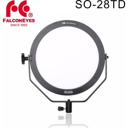 FalconEyes SO-28TD Led Studio Video Soft Light 28W Beauty Panel Lamp Round Photographic Lighting For Film Advertisement Shooting