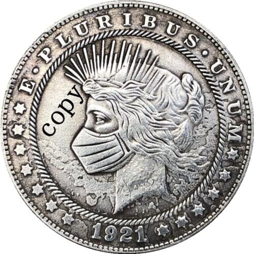 Hobo Nickel 1921-D USA Morgan Dollar COIN COPY Type 236