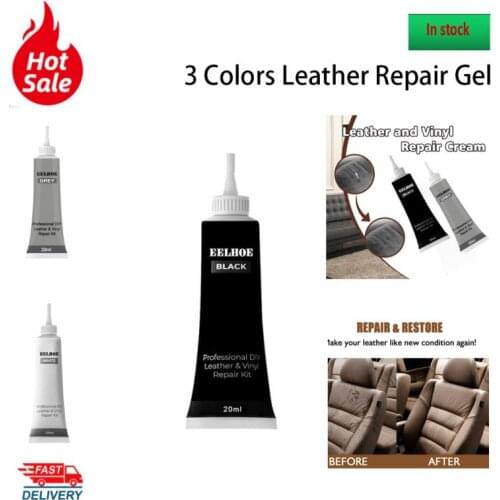 20ml Car Care Kit Liquid Leather Skin Refurbish Repair Tool Auto Seat Sofa Coats Holes Scratch Cracks Restoration For Car TSLM1