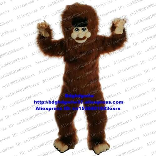 Wild Man Savage Geek Primitive Man Caveman Mascot Costume Cartoon Character Anime Costumes Family Spiritual Activities zx655