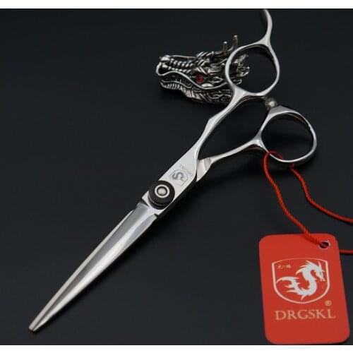 New hot DRGSKL 440C hair cut scissors suit great 5.5/6.0 inch barber hair thinning shears hairdressing and beauty scissors DSC-3