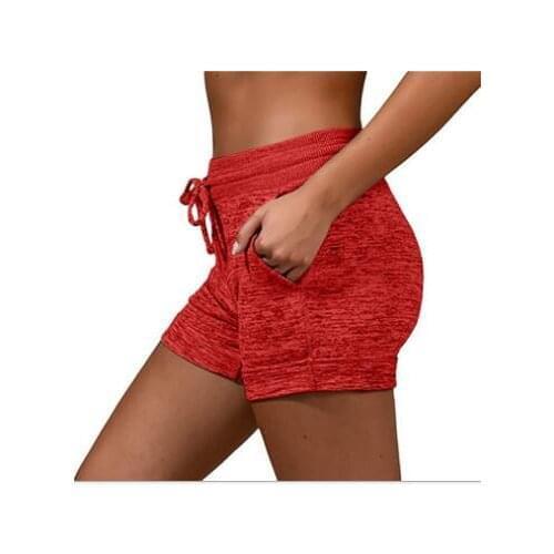New foreign trade underpants quick drying Yoga Pants leisure sports waist lace elastic shorts womens popular spot