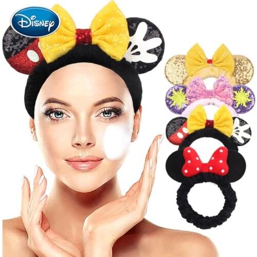 NEW Wash Face Hair Holder Hairbands Soft Warm Coral Fleece Bow Mouse Ears Headband For Women Girls Turban Hair Accessories