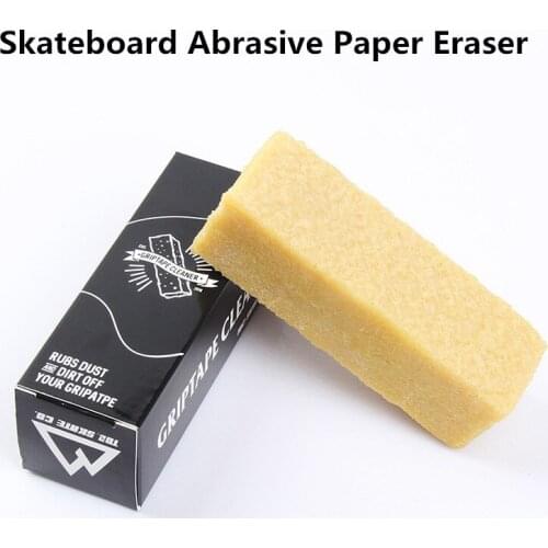 New Skateboard Abrasive Paper Eraser Grip Tape Gum Sandpaper Cleaner Longboard Skate Dance Board Cleaning Artifact Accessories