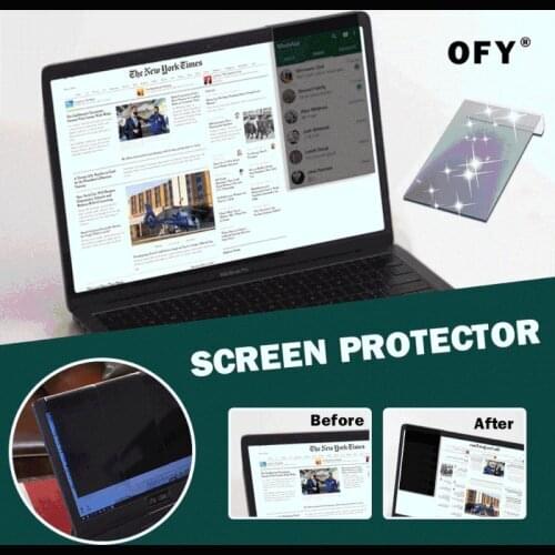OFY® Screen Protector Anti-peeping Screen Blue Light And Anti-Glare Protection Waterproof Privacy Protective Tools For Computer