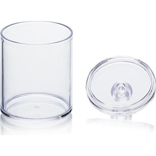 Transparent Two-layer Cotton Swab Pad Clear Container Storage Box Case Holder Dispenser Plastic Organizer Cosmetic Box