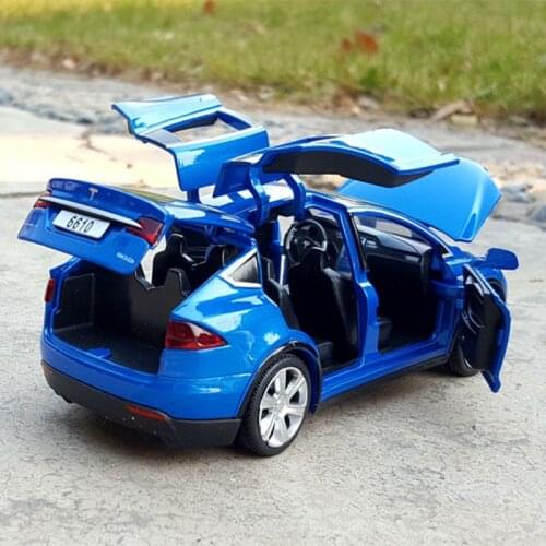 1:32 Tesla MODE- X MODE- 3 MODEL-S Alloy Car Diecast Model Toy Vehicle Pull Back Mini Metal Car Simulation Collection Toys Boys
