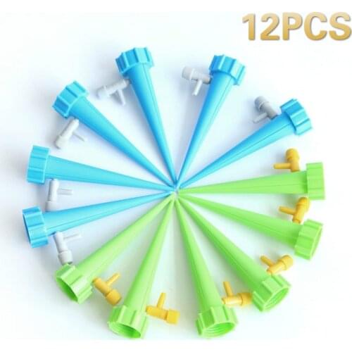 1/6/12pcs Auto Drip Irrigation Watering System Automatic Watering Spike for Plants Flower Indoor Household Waterers Bottle U3