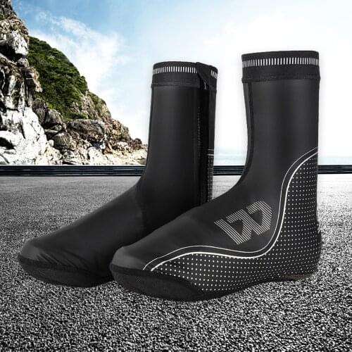 1 Pair Cycling Shoe Covers Waterproof Windproof Warm Man Woman Overshoes Road Bicycle Bike MTB Winter Shoe Cover Protector