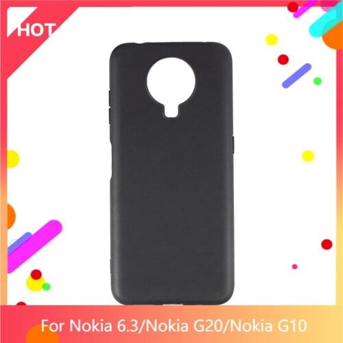 6.3 Case Matte Soft Silicone TPU Back Cover For Nokia 6.3 Nokia G20 Nokia G10 Phone Case Slim shockproof