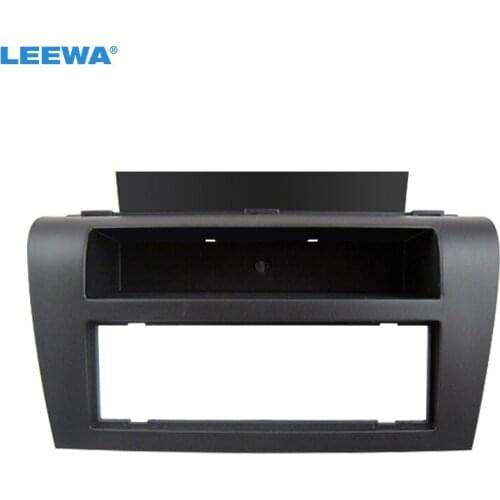 LEEWA Car 1DIN Refitting Stereo Audio Fascia Frame For Mazda (3)/Axela Head Units Dash Panel Installation Kit #CA5008