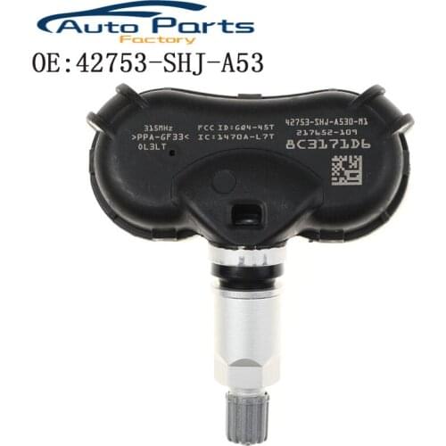 TPMS Tire Pressure Sensor For 2009-2012 Acura RL Honda Ridgeline Odyssey Tire Pressure Monitoring System 315MHZ 42753-SHJ-A53