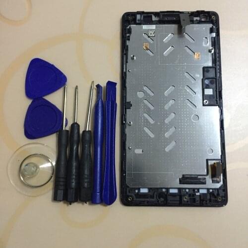 For Huawei Ascend G700 G700-T00 G700-U00 G700 Touch Screen Digitizer Sensor + LCD Display Monitor Assembly With Frame + Tools
