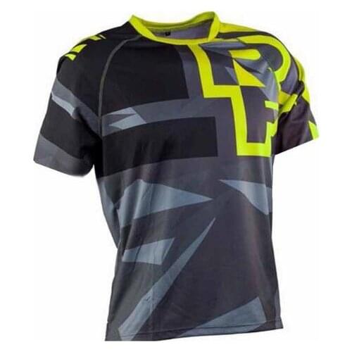 AAA + 2021 RACEFACE AM RF Motocross Jerseys Cycling Racing Motorcycle Bicycle Motor Quick Drying Short Sleeve T-shirt