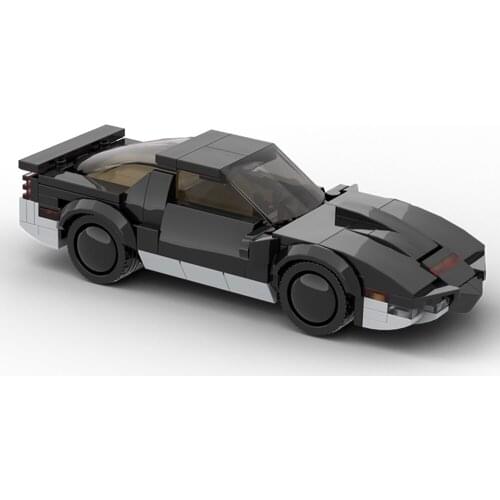 MOC-52083 City Classic Car Knights KITT Model Toys Building Blocks Bricks Classical Mechanical Racing Vehicle For Kids Gifts