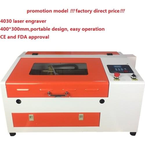 4030 50w laser engraver cutter water cooling coreldraw software laser engraving machine with electrical up and down table