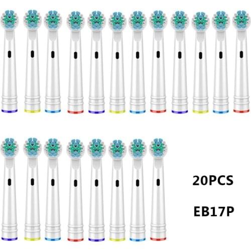 16/20Pcs Replacement Brush Heads For Oral B Electric Toothbrush Vitality Precision Dual Clean Sensitive Replaceable Brush Heads