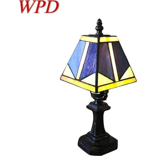 WPD Tiffany Table Lamps Bedside Modern Creative Decoration LED Light For Home Indoor