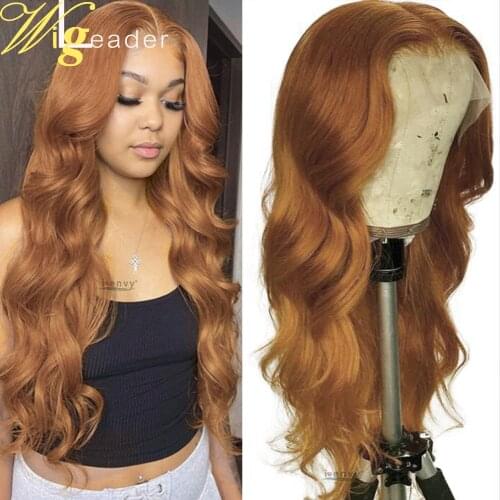 Wigleader #6 Preplucked Remy Human Hair Lace Front Wigs Light Brown Lace Frontal Wigs ASH Brown Lace Frontal Wigs