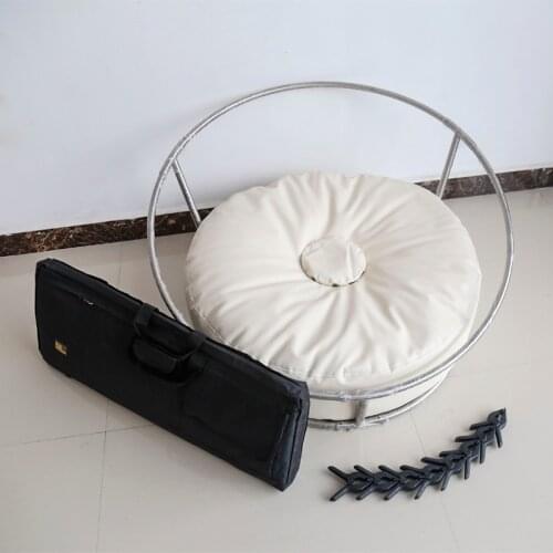 Newborn Photography Stand Frame Studio Accessories Donut Pillow Posing Frame Beanbang set Newborn Photography Props
