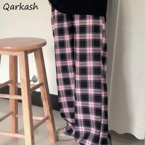 Женские брюки в клетку Qarkash China At AliExpress