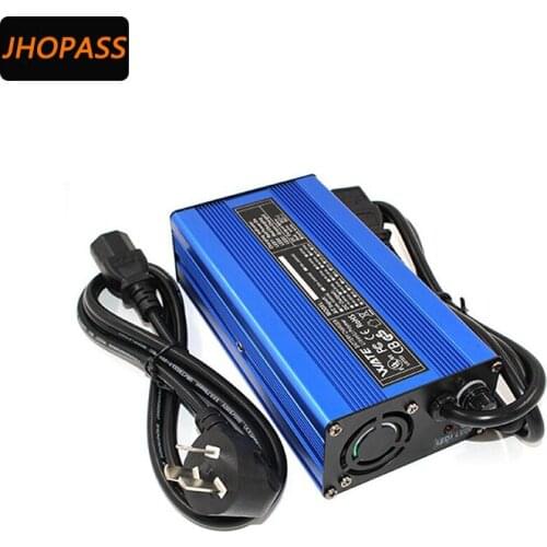 LED daisplay 36V 3A smart lithium battery charger for output voltage 42V 3A e-bike battery charge