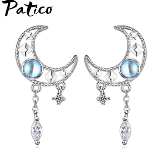 Luxury Brand 925 Sterling Silver Star Long Tassel Drop Earrings For Women Ear Line Pendientes oorbellen Piercing Jewelry